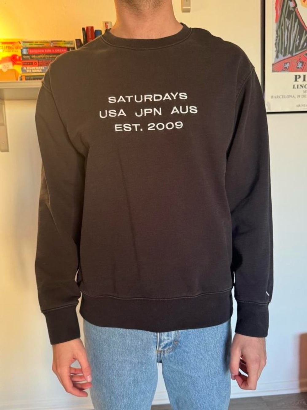 Saturdays New York City Black Crewneck